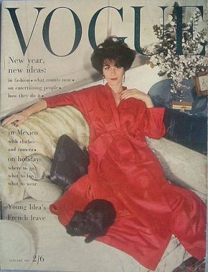 Vintage Vogue magazine covers - wah4mi0ae4yauslife.com - Vintage Vogue UK January 1963.jpg